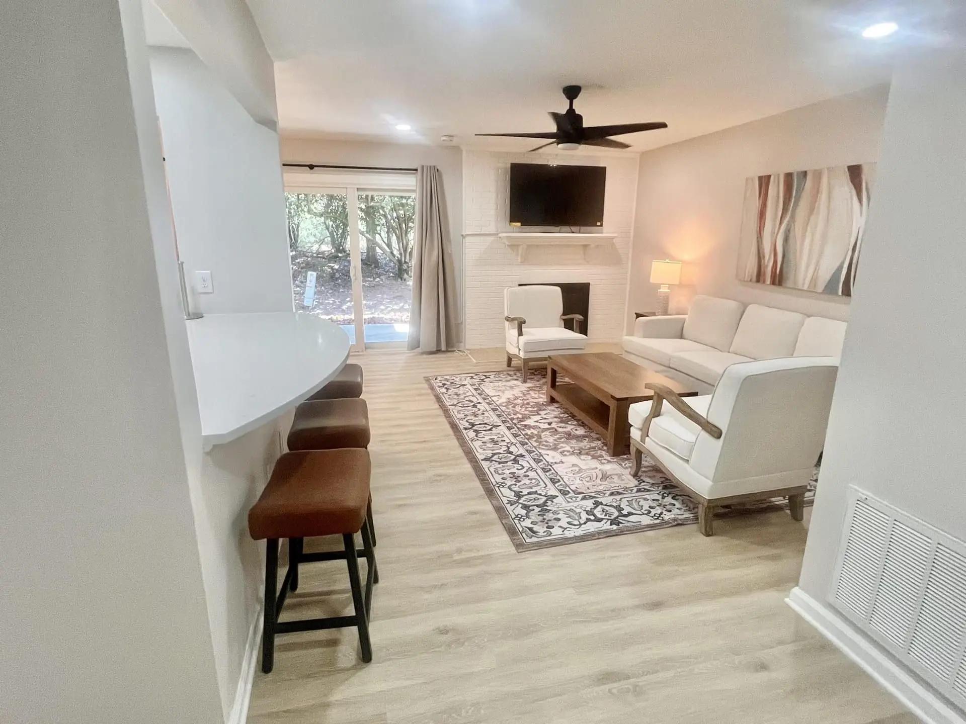 Interior transition between old and new