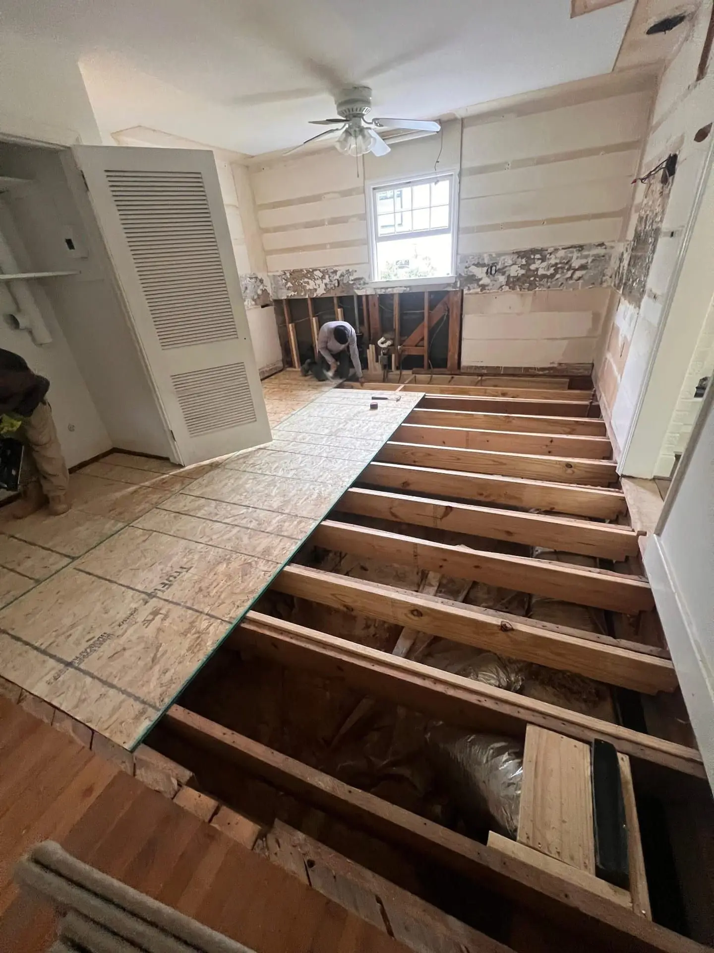 Original home footprint before the addition